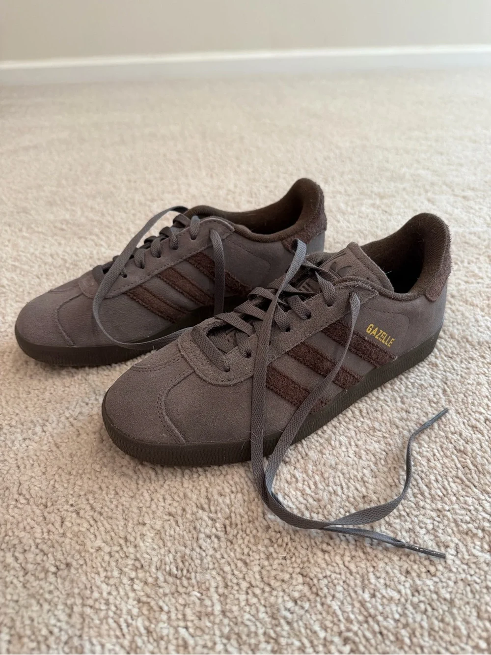 adidas Gazelle Men's Suede Sneakers in Brown